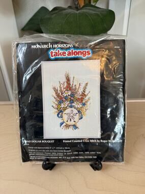 Vintage Monarch Horizons Needlepoint Kit